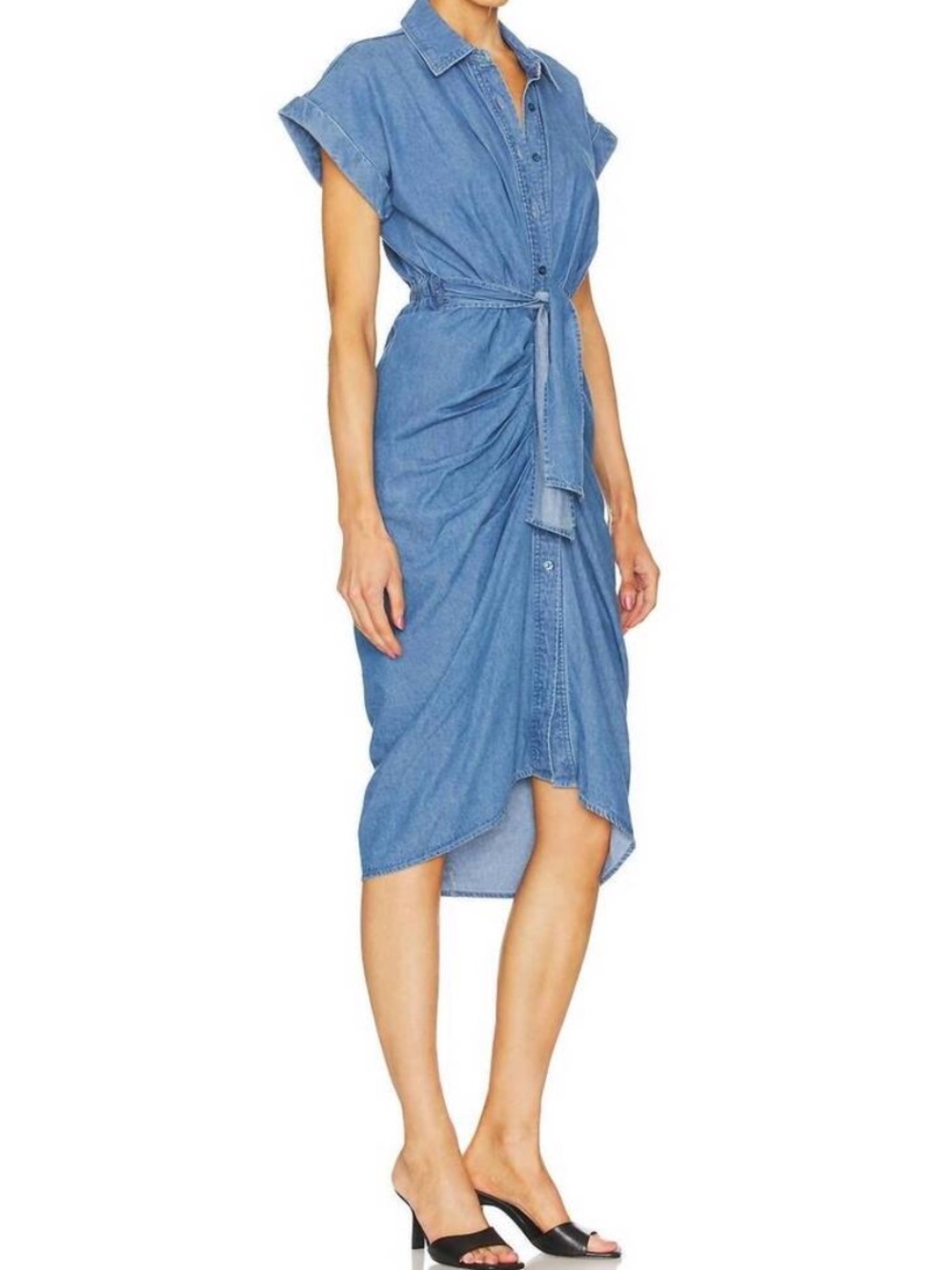 STEVE MADDEN Tori chambray blue dress NWT - Picture 12 of 12